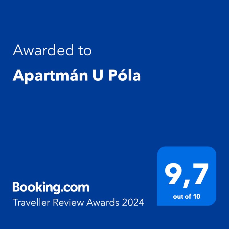 Booking.com Traveller Review Award 2024 — 9,7 z 10