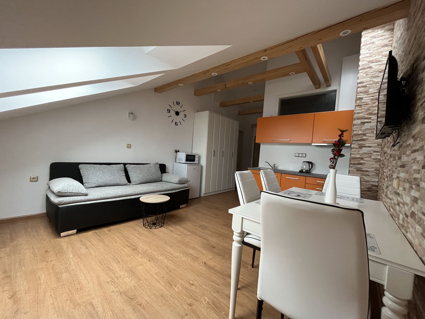 Obývací část apartmánu U Póla